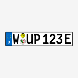 E Mobilitat kennzeichen