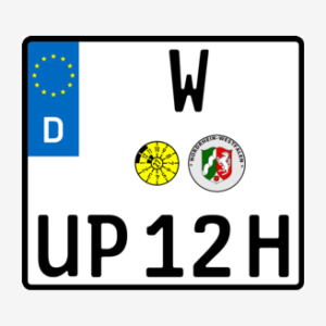 Historishe Kennzeichen fur Motorräder